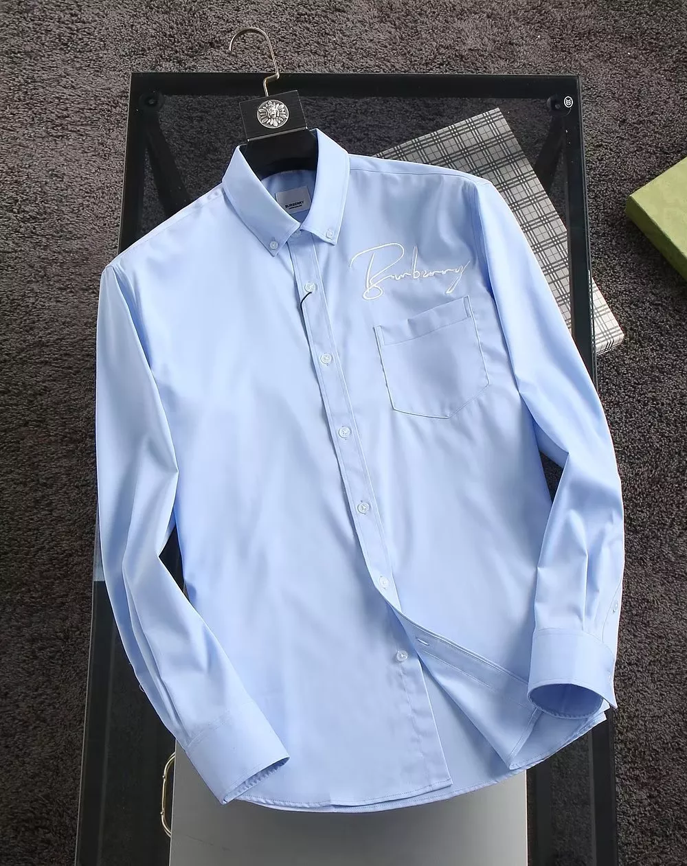 Burberry Shirts Long Sleeved For Men Sleek 9040