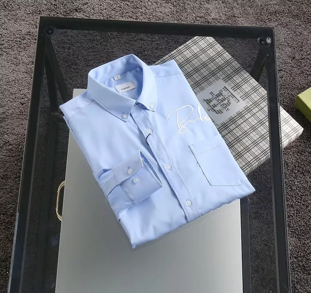 Burberry Shirts Long Sleeved For Men Sleek 9040