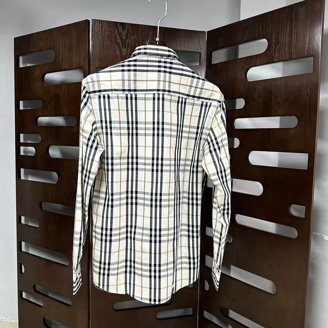 Burberry Shirts Long Sleeved For Men Sleek 9572