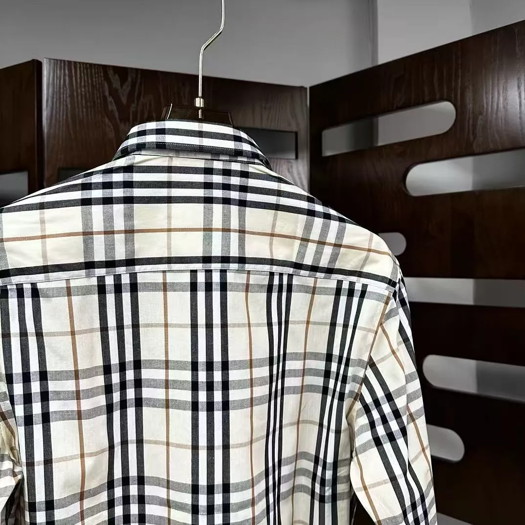 Burberry Shirts Long Sleeved For Men Sleek 9572