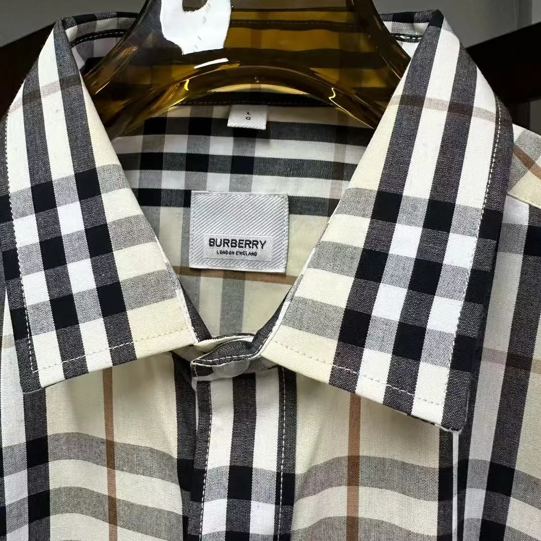 Burberry Shirts Long Sleeved For Men Sleek 9572