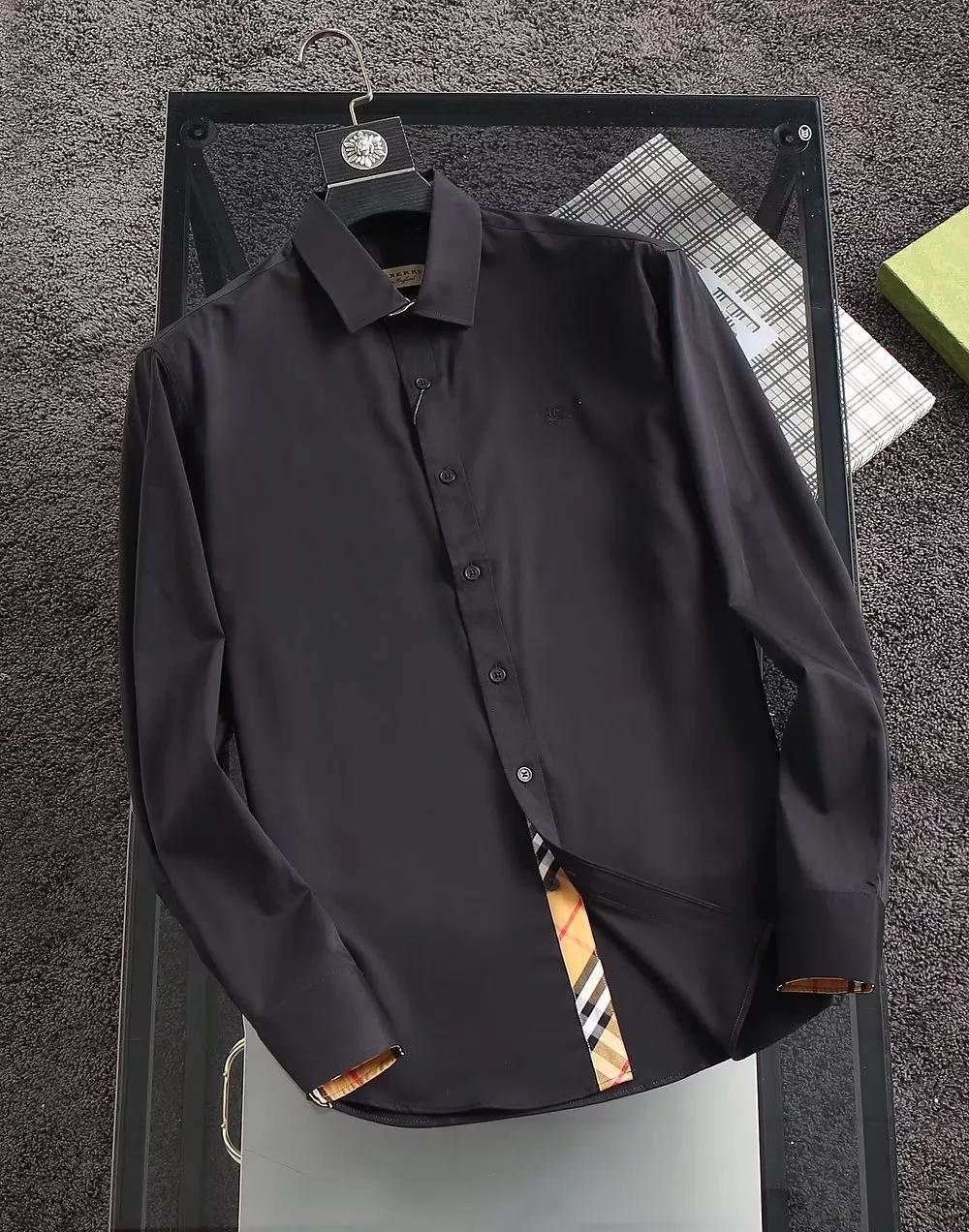 Burberry Shirts Long Sleeved For Men Soft 7603