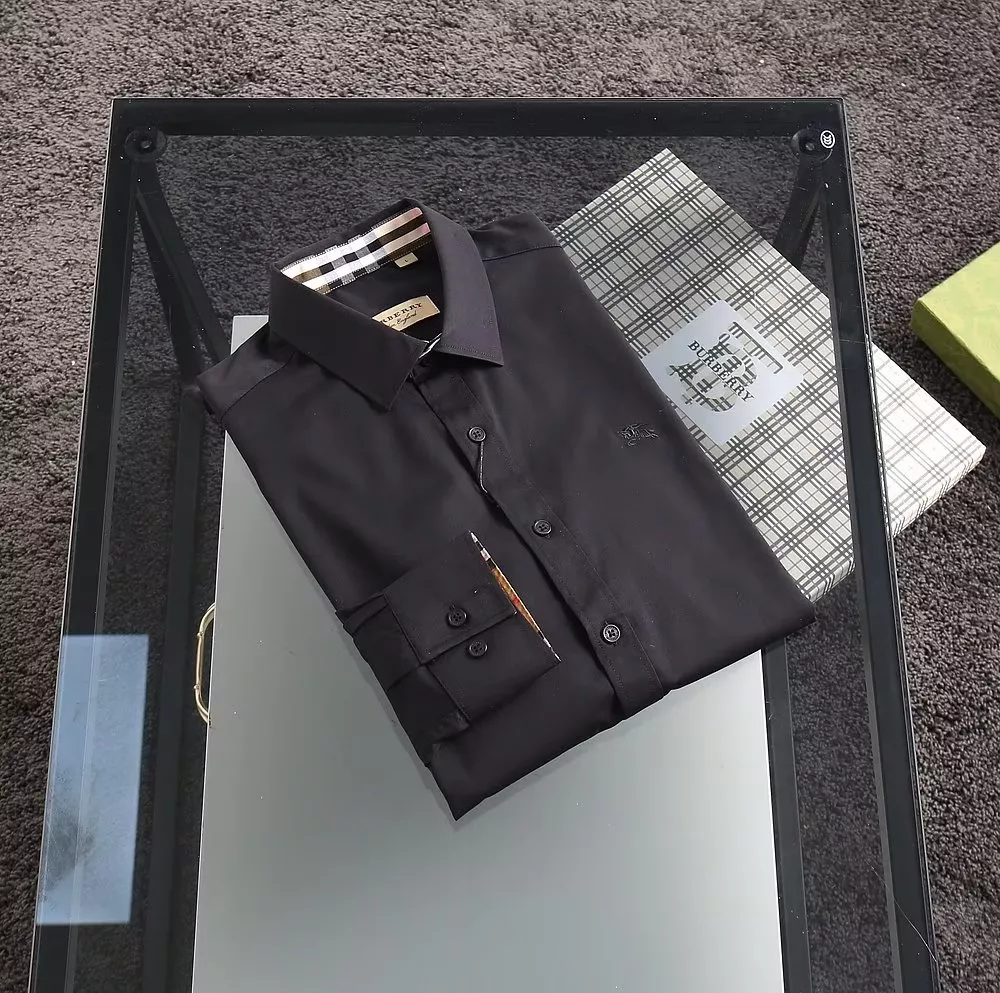 Burberry Shirts Long Sleeved For Men Soft 7603
