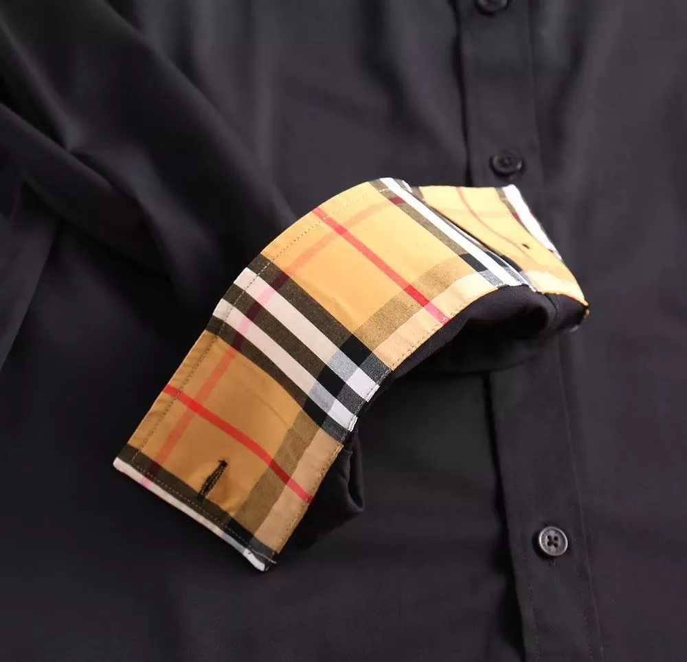 Burberry Shirts Long Sleeved For Men Soft 7603