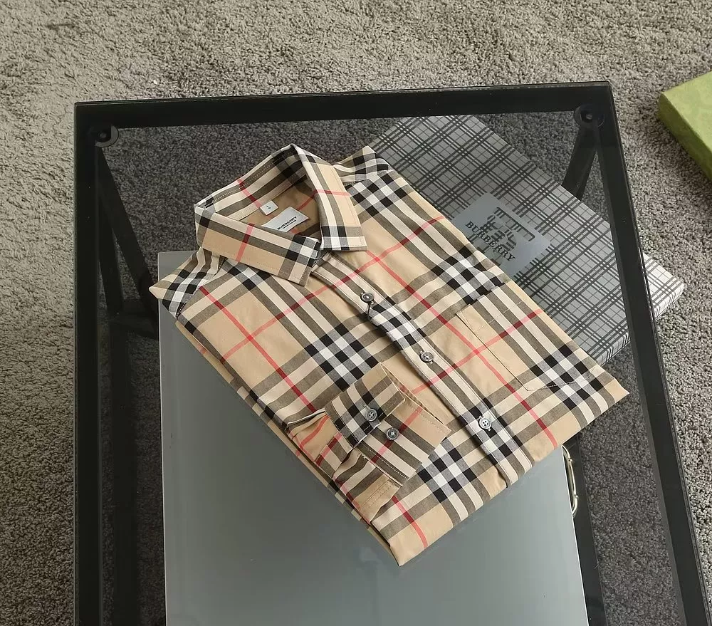 Burberry Shirts Long Sleeved For Men Vibrant 4927
