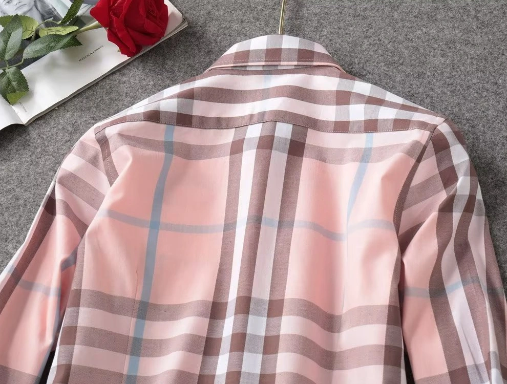 Burberry Shirts Long Sleeved For Women Bright 2431