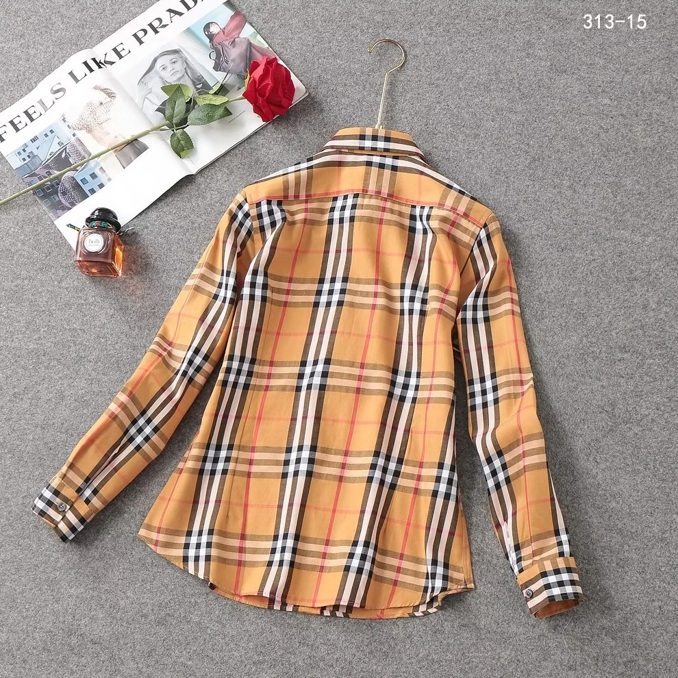 Burberry Shirts Long Sleeved For Women EyeCatching 758