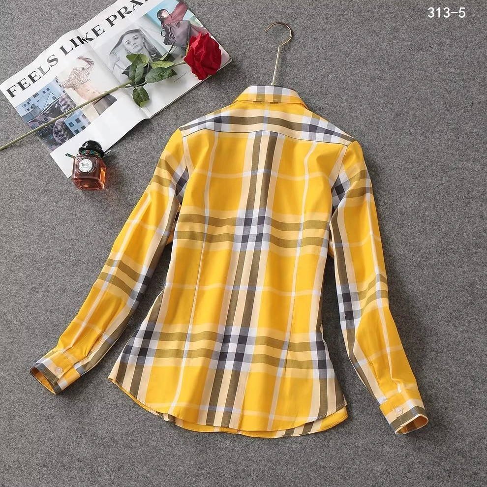 Burberry Shirts Long Sleeved For Women Sleek 1725