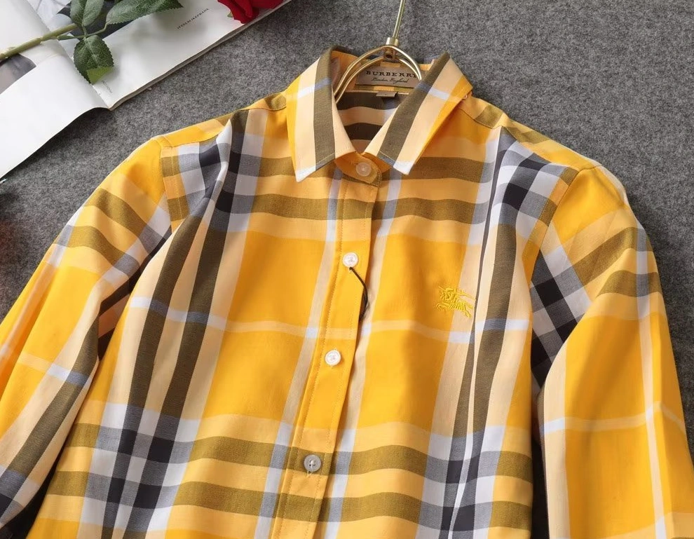 Burberry Shirts Long Sleeved For Women Sleek 1725