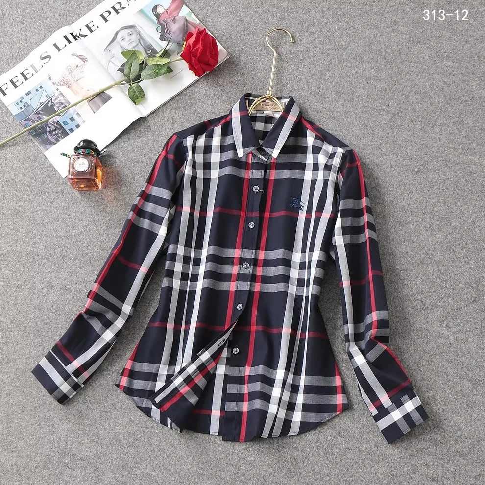 Burberry Shirts Long Sleeved For Women Trendy 6174