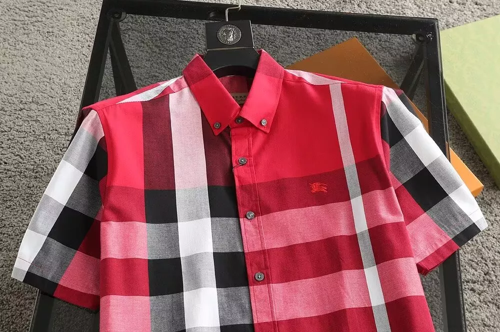 Burberry Shirts Short Sleeved For Men AllSeason 7207