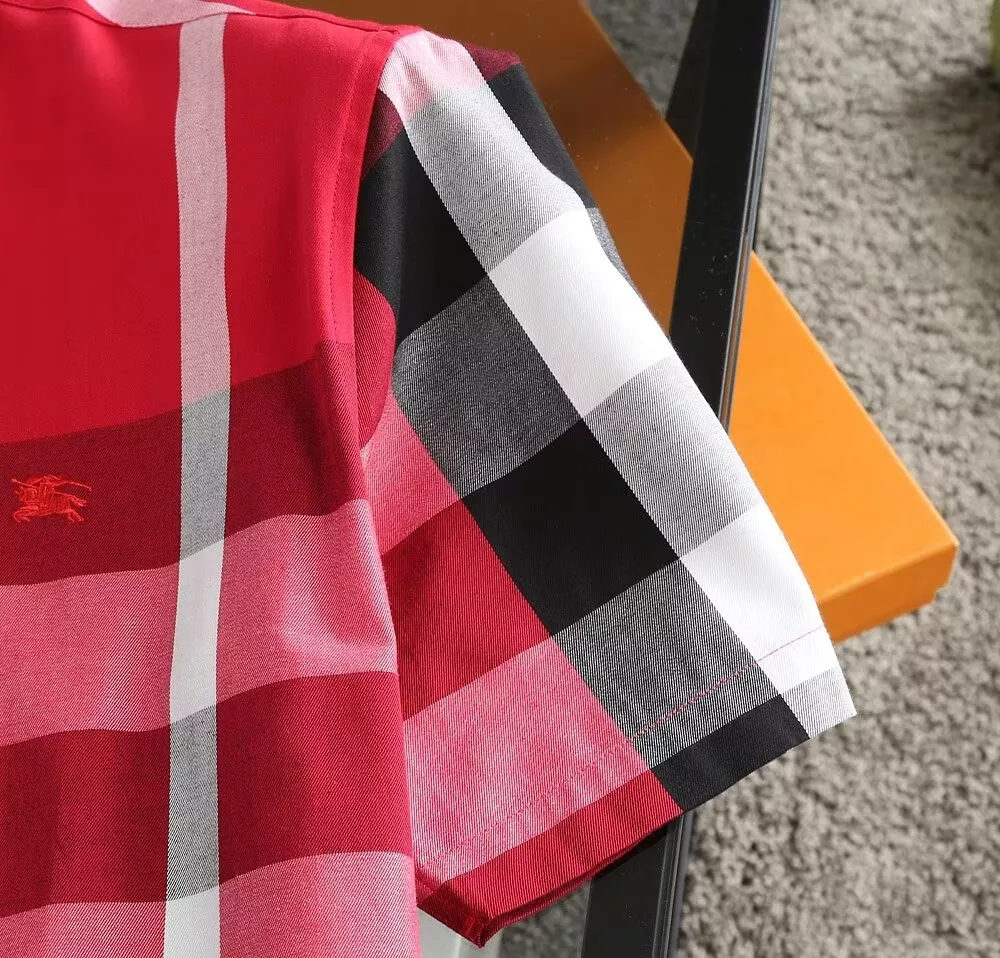 Burberry Shirts Short Sleeved For Men AllSeason 7207