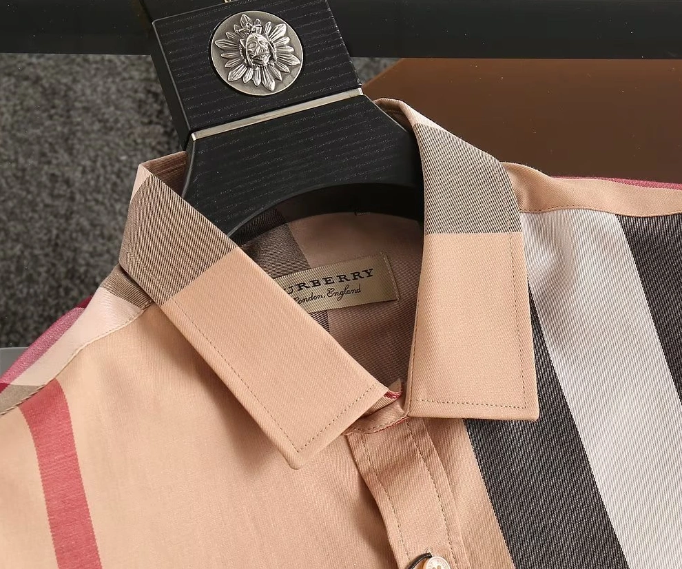 Burberry Shirts Short Sleeved For Men Breathable 7839