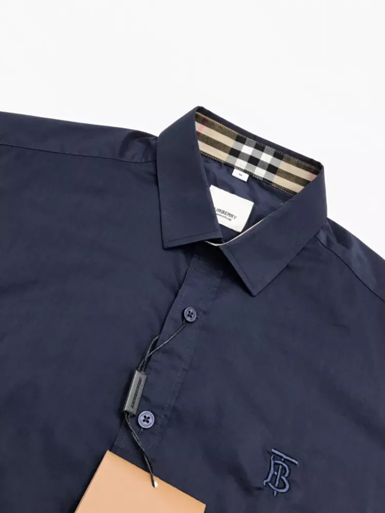 Burberry Shirts Short Sleeved For Men Breathable 8076