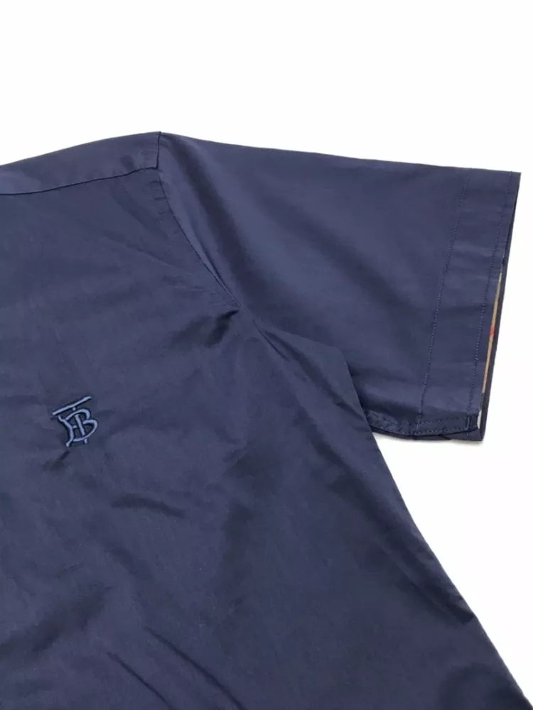 Burberry Shirts Short Sleeved For Men Breathable 8076