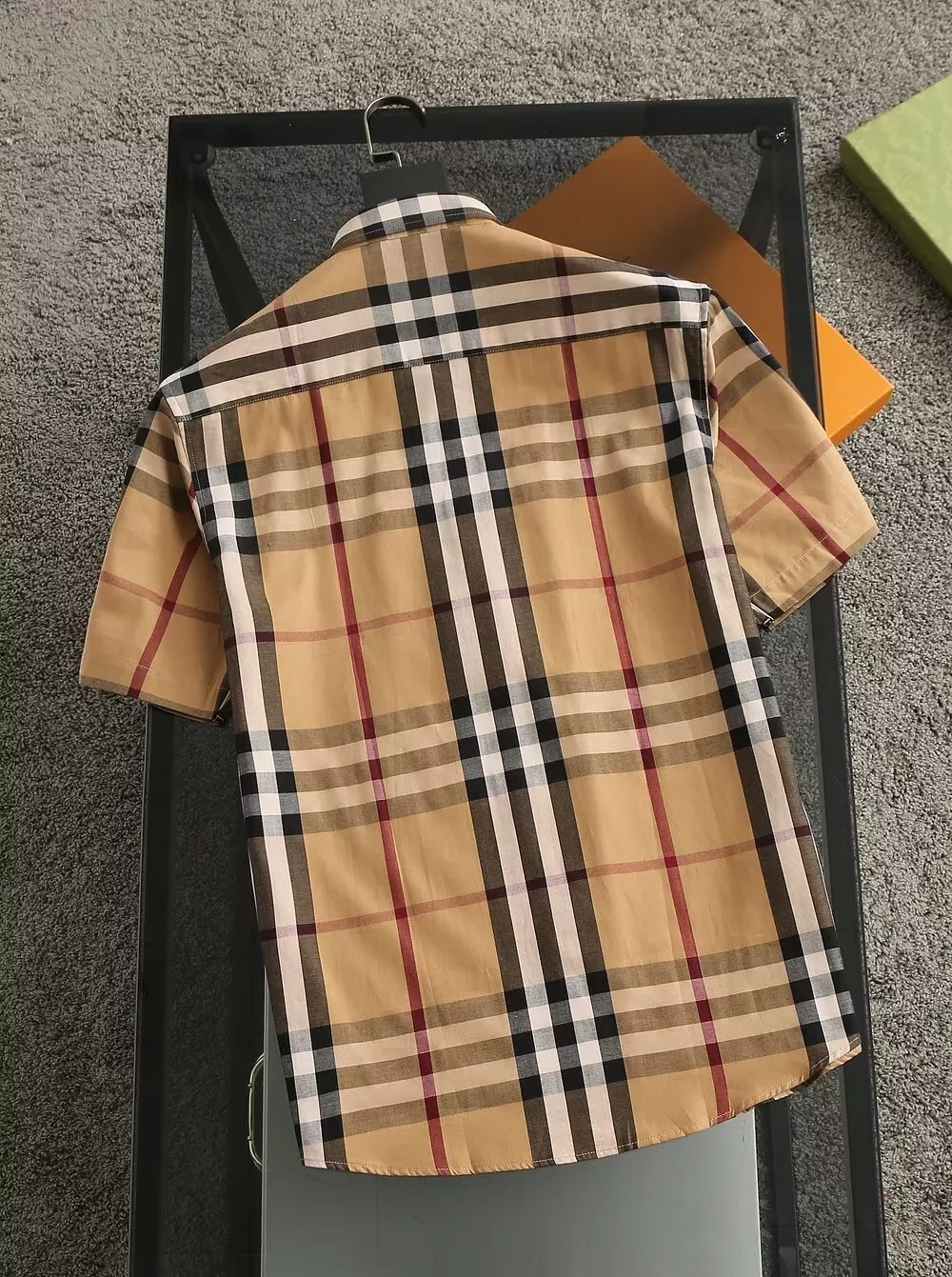 Burberry Shirts Short Sleeved For Men Bright 4453