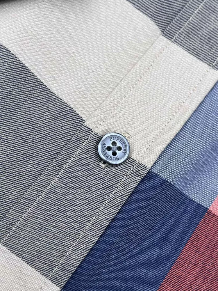 Burberry Shirts Short Sleeved For Men Classic 1426