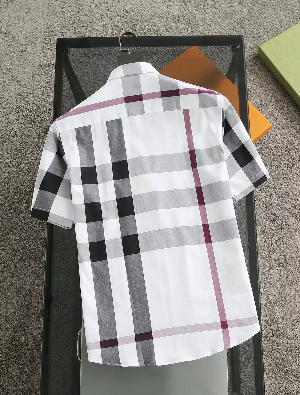 Burberry Shirts Short Sleeved For Men Comfortable 379