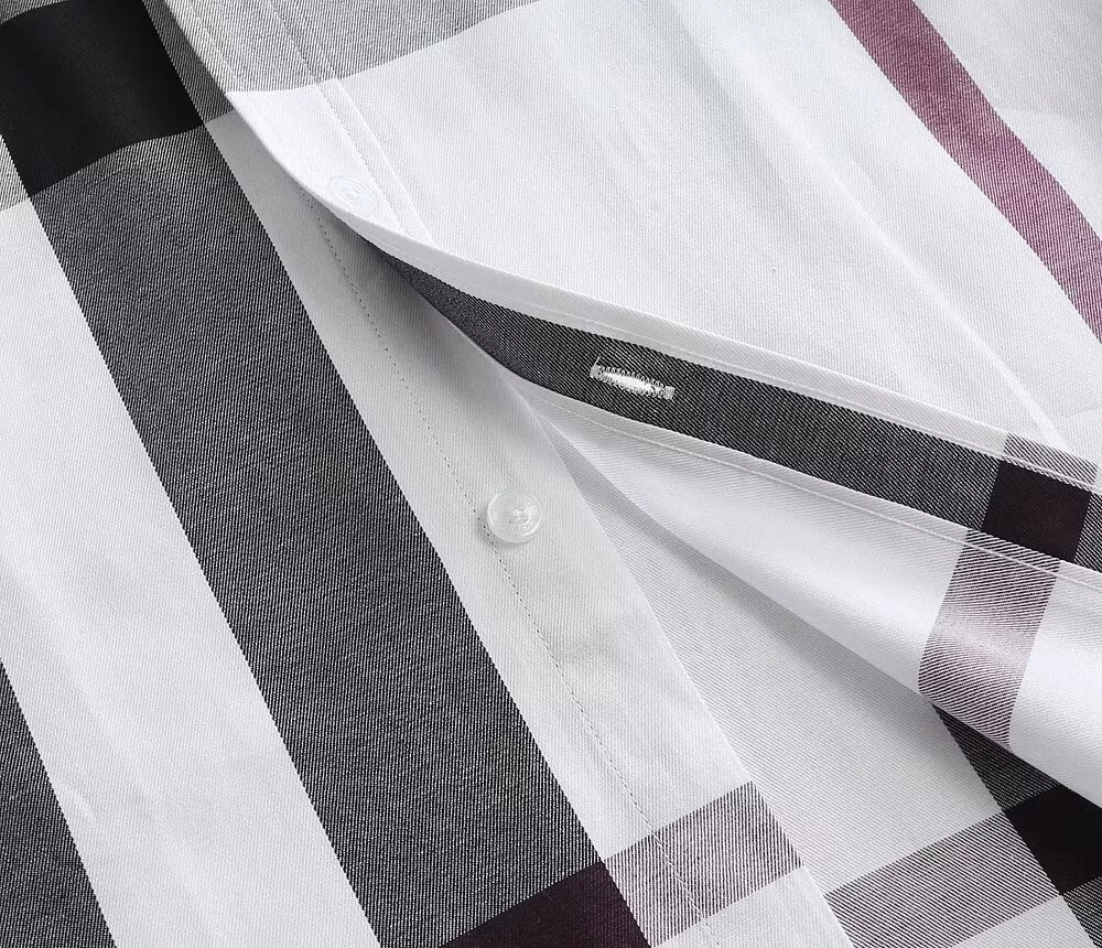 Burberry Shirts Short Sleeved For Men Comfortable 379