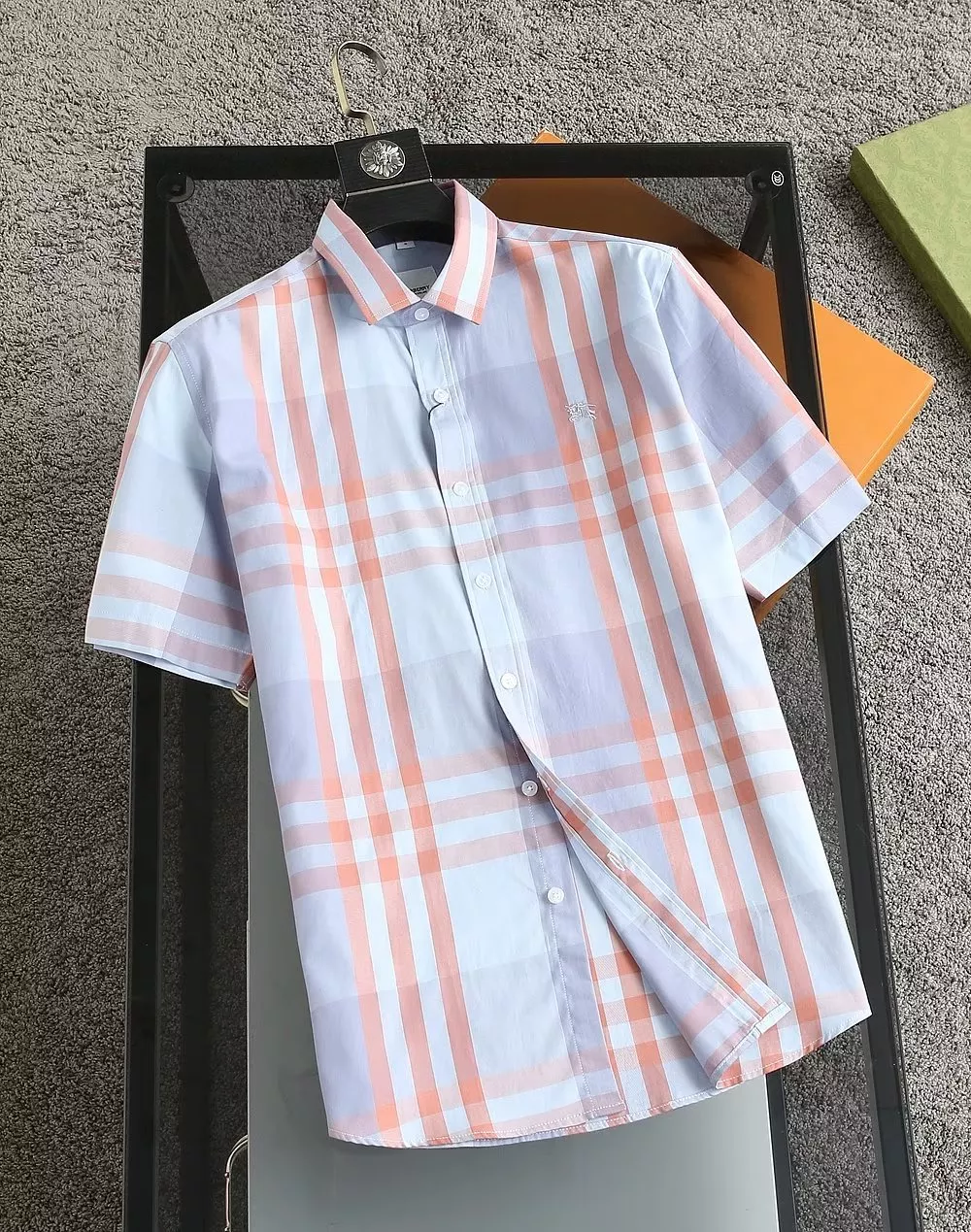 Burberry Shirts Short Sleeved For Men Comfortable 4230