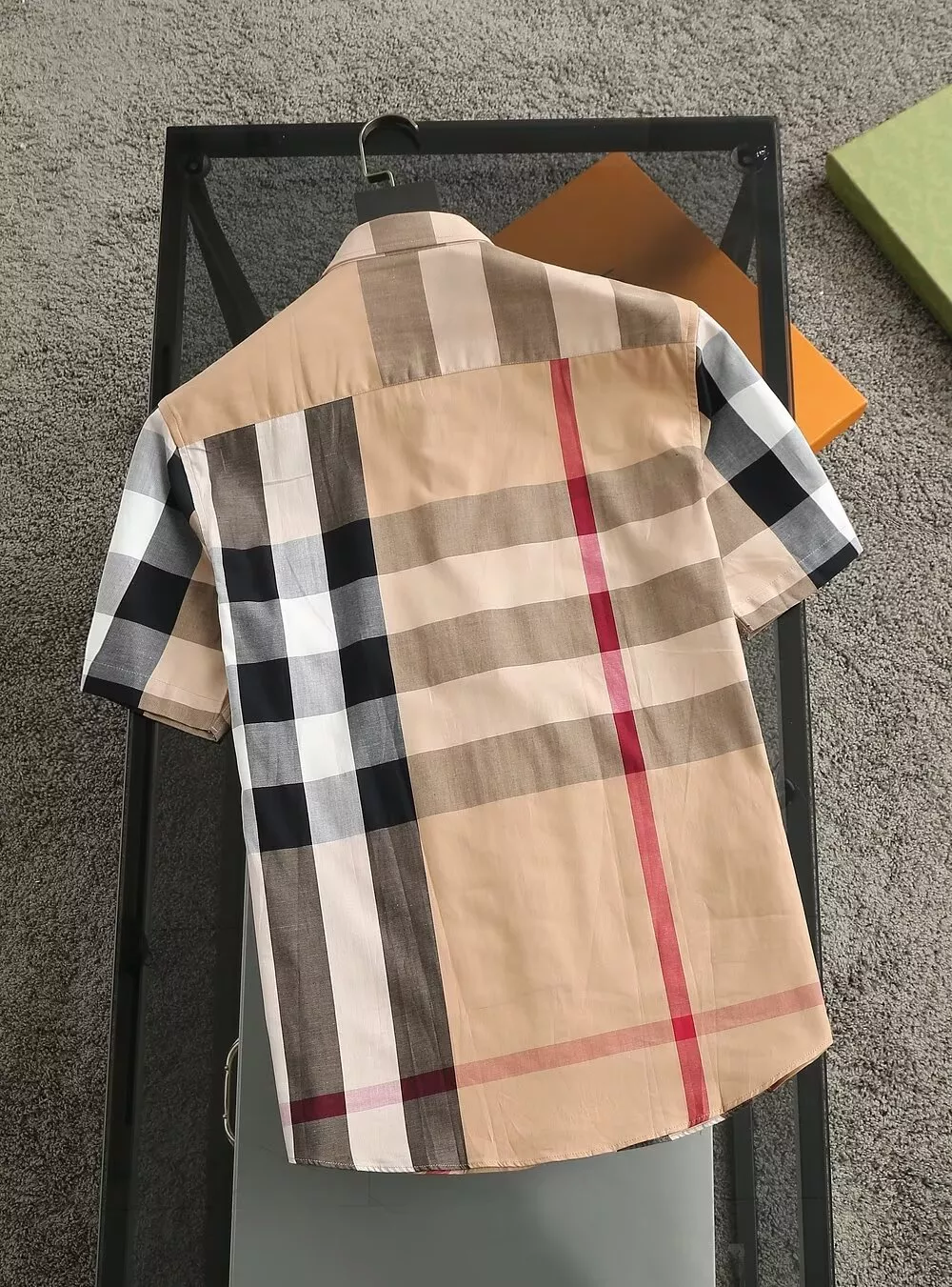 Burberry Shirts Short Sleeved For Men Cozy 7176