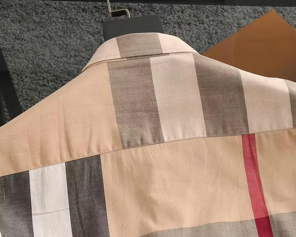 Burberry Shirts Short Sleeved For Men Cozy 7176