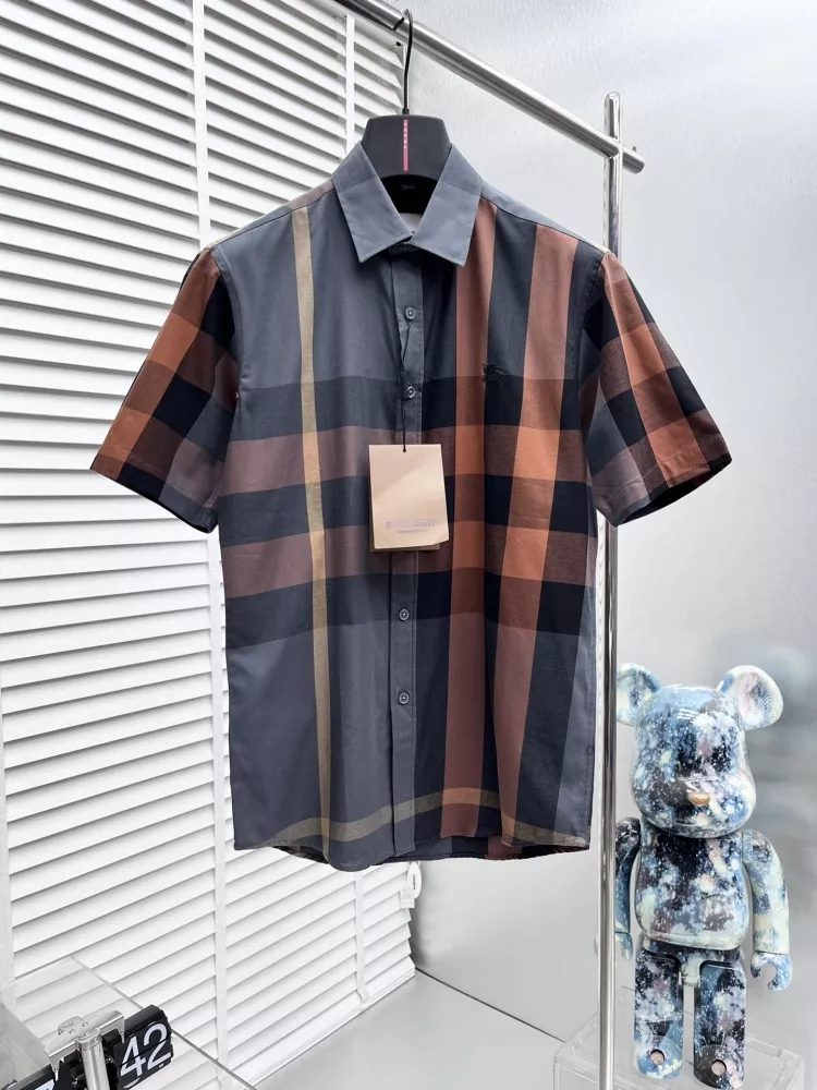 Burberry Shirts Short Sleeved For Men Durable 3208