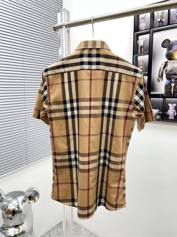 Burberry Shirts Short Sleeved For Men Durable 3465