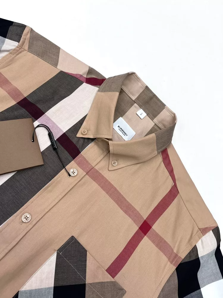 Burberry Shirts Short Sleeved For Men Durable 3753