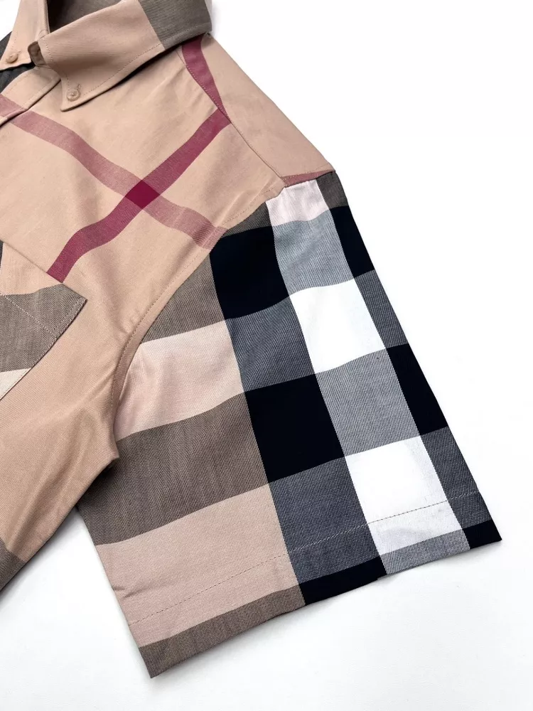 Burberry Shirts Short Sleeved For Men Durable 3753