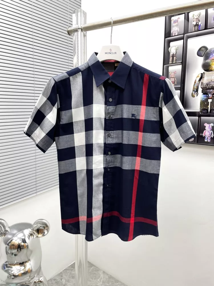 Burberry Shirts Short Sleeved For Men Durable 6845
