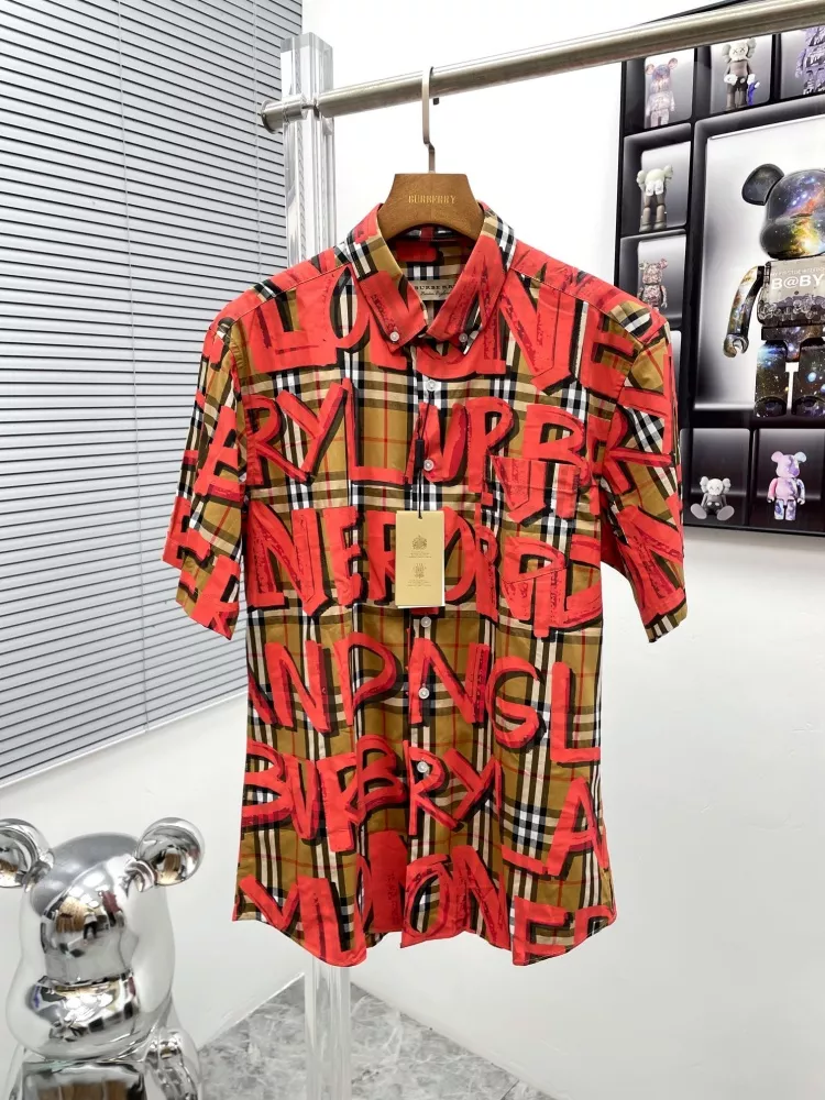 Burberry Shirts Short Sleeved For Men Efficient 2777