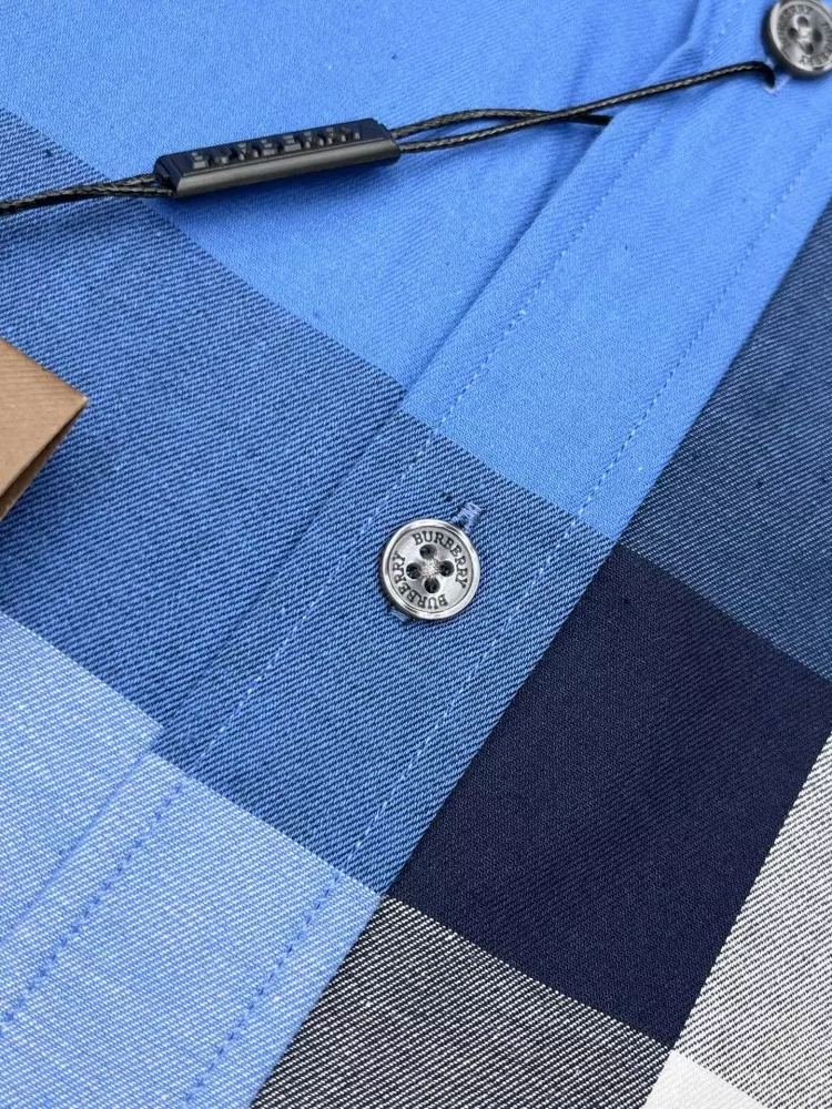 Burberry Shirts Short Sleeved For Men Elegant 3446