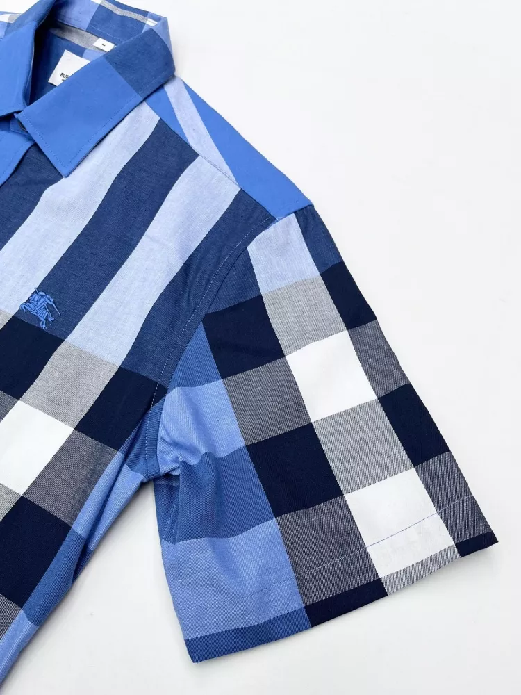 Burberry Shirts Short Sleeved For Men Elegant 3446