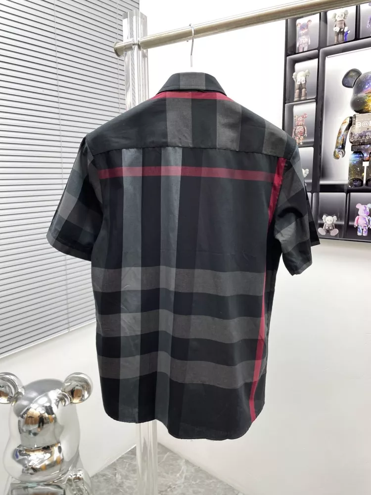 Burberry Shirts Short Sleeved For Men Elegant 7788