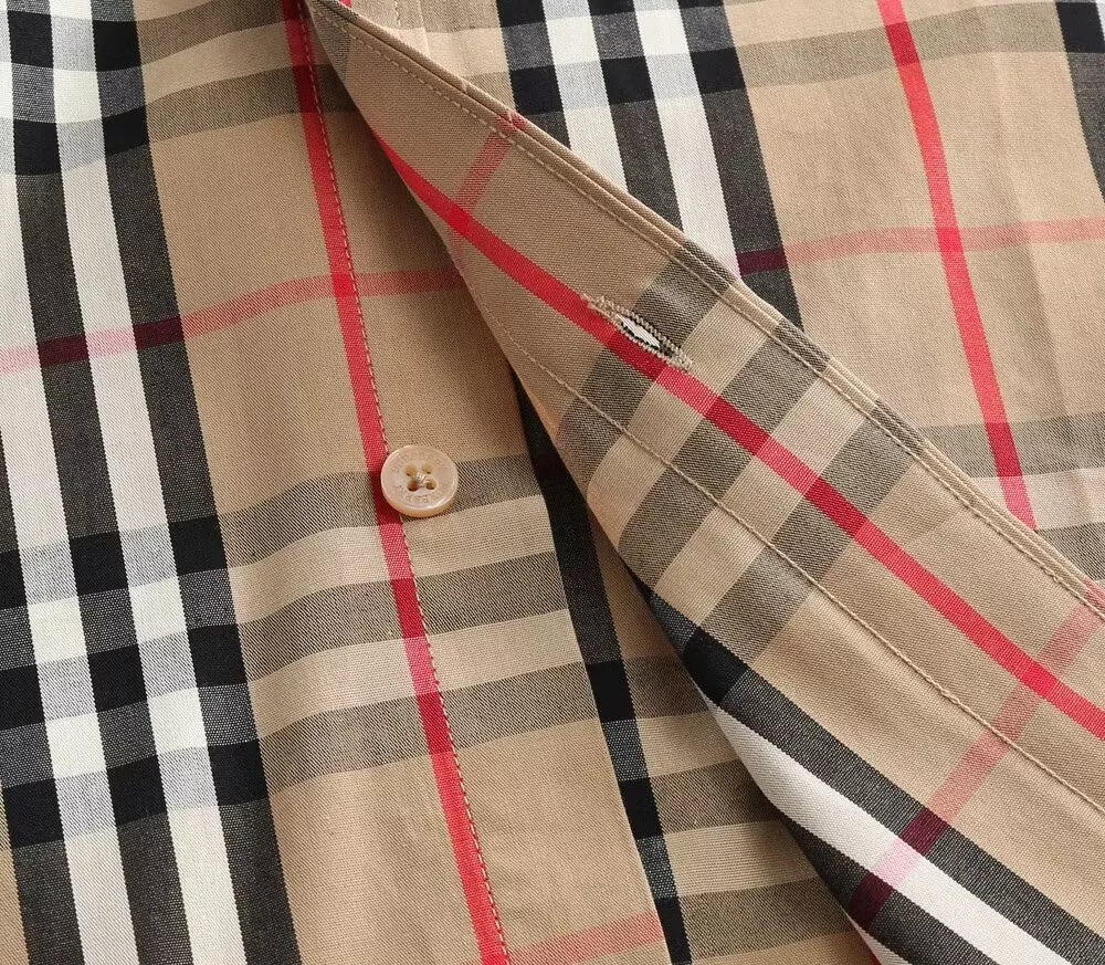 Burberry Shirts Short Sleeved For Men Fashionable 8783