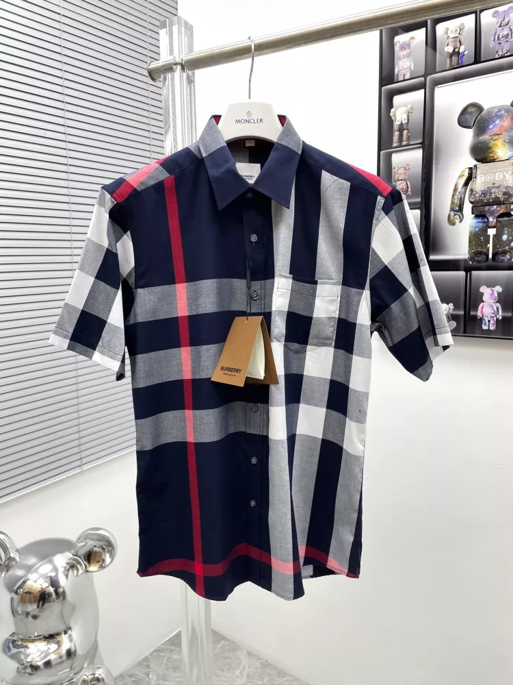 Burberry Shirts Short Sleeved For Men Functional 2750