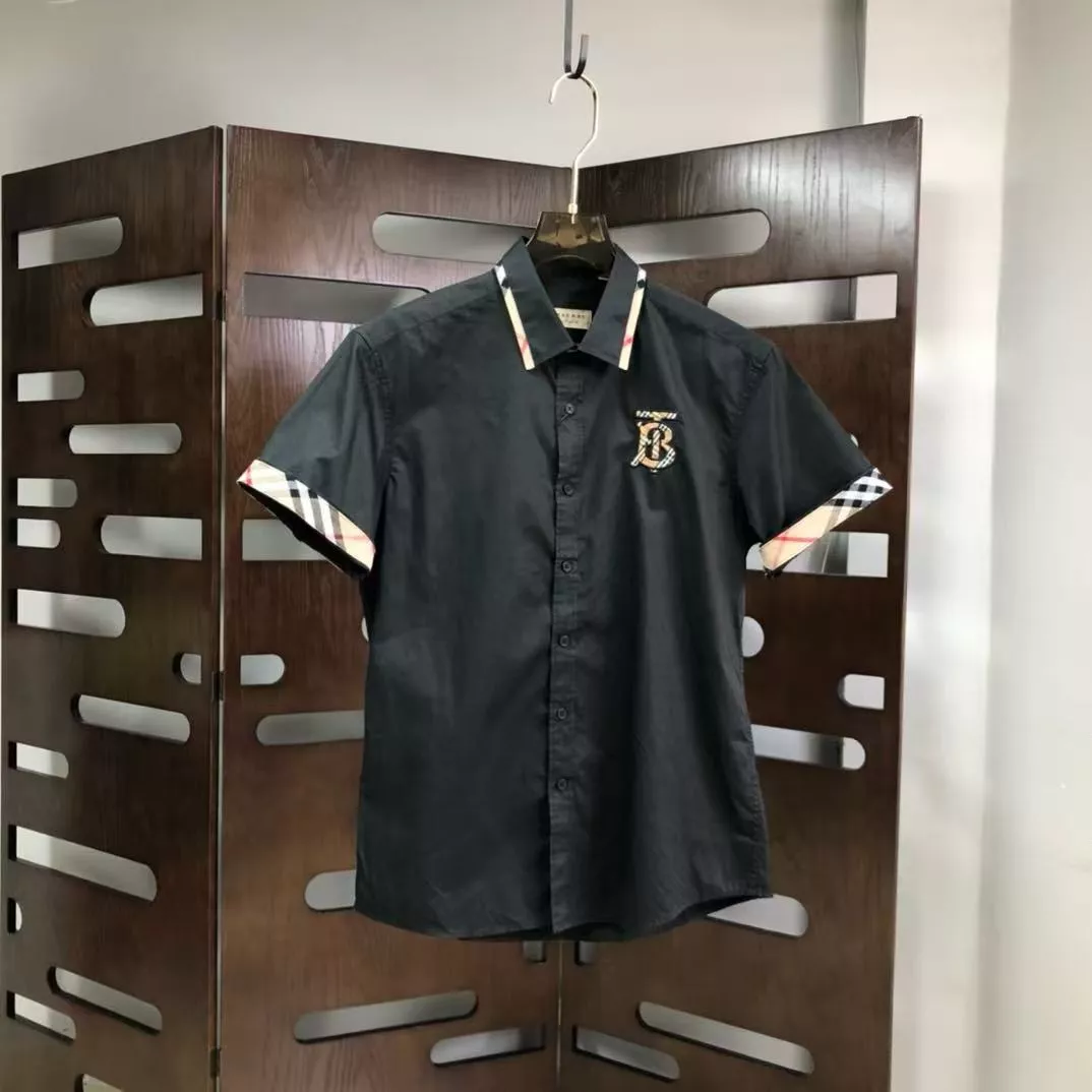 Burberry Shirts Short Sleeved For Men GoodFit 6936