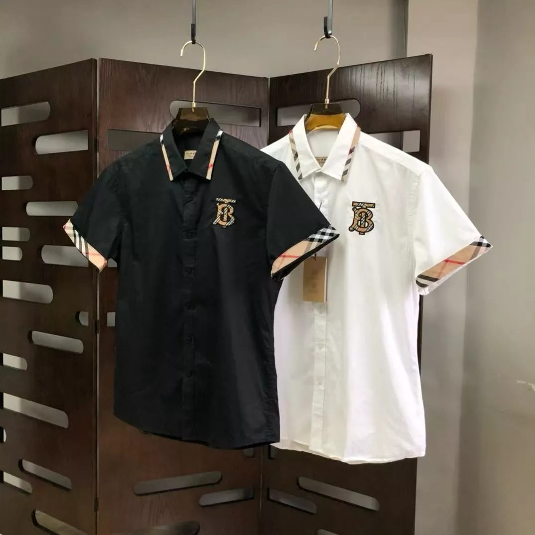 Burberry Shirts Short Sleeved For Men GoodFit 6936