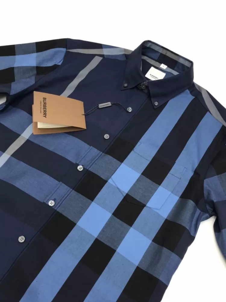 Burberry Shirts Short Sleeved For Men GoodFit 7307