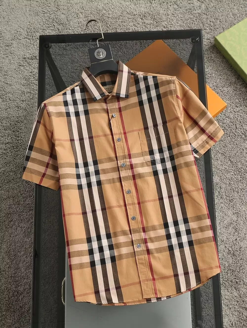 Burberry Shirts Short Sleeved For Men GoodFit 7724