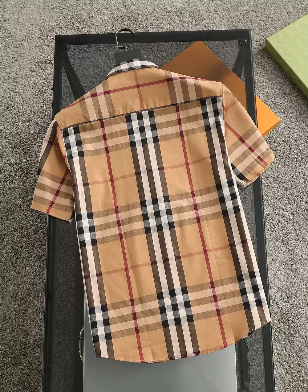 Burberry Shirts Short Sleeved For Men GoodFit 7724