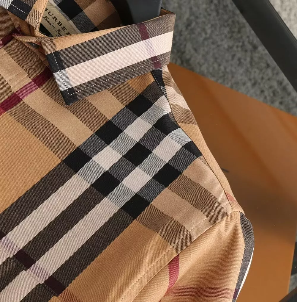 Burberry Shirts Short Sleeved For Men GoodFit 7724