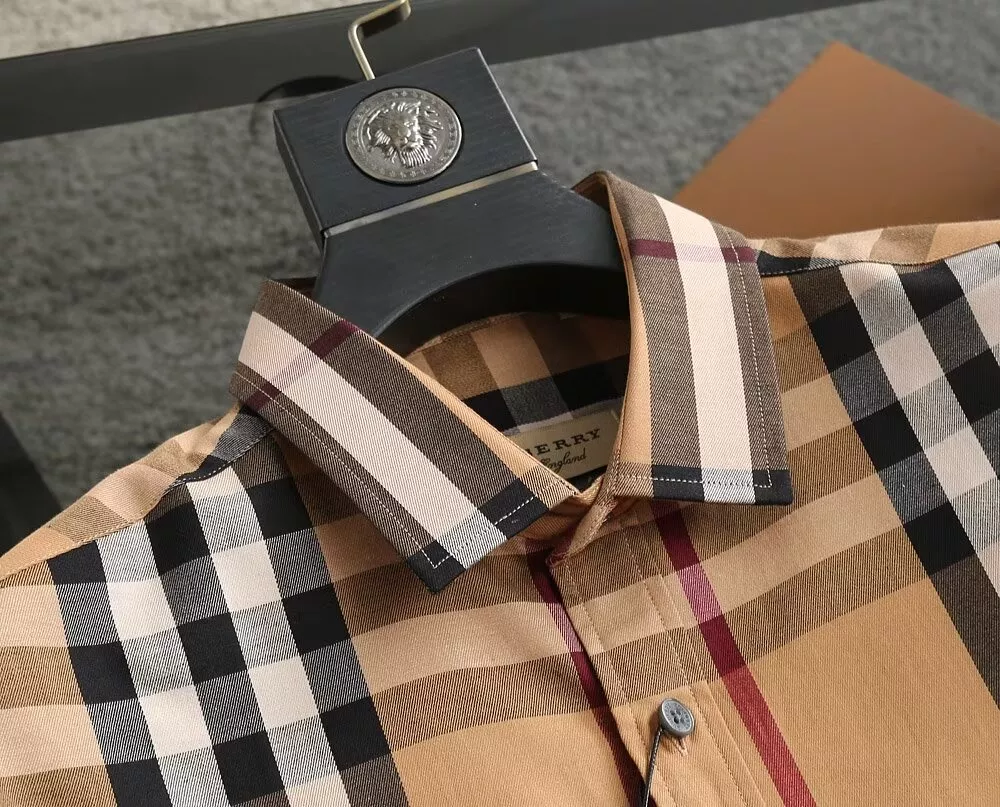Burberry Shirts Short Sleeved For Men GoodFit 7724