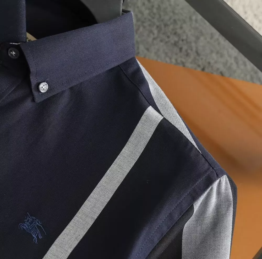 Burberry Shirts Short Sleeved For Men Minimalist 8766