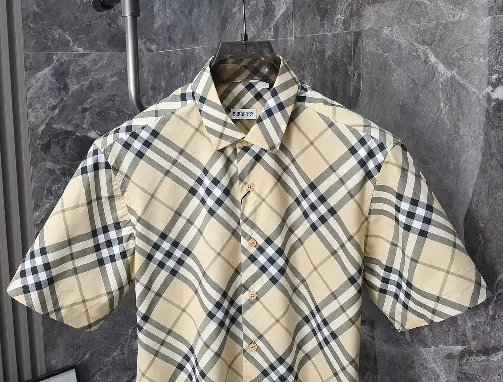 Burberry Shirts Short Sleeved For Men Practical 1728