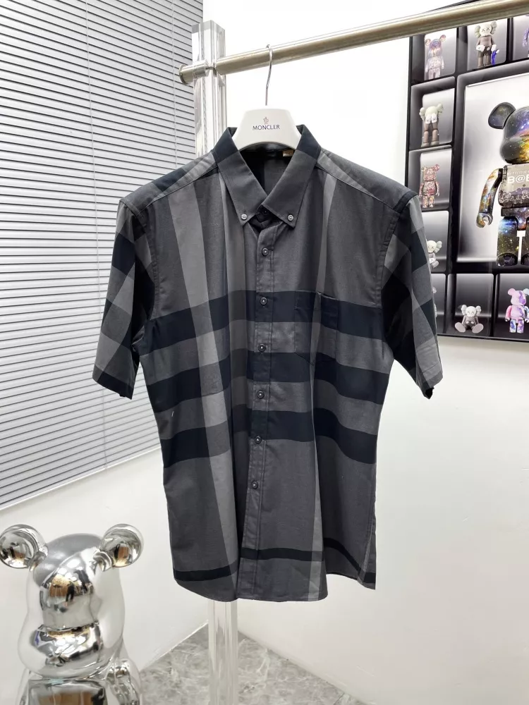 Burberry Shirts Short Sleeved For Men Refined 4133