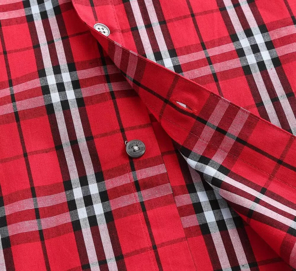 Burberry Shirts Short Sleeved For Men Stylish 3675