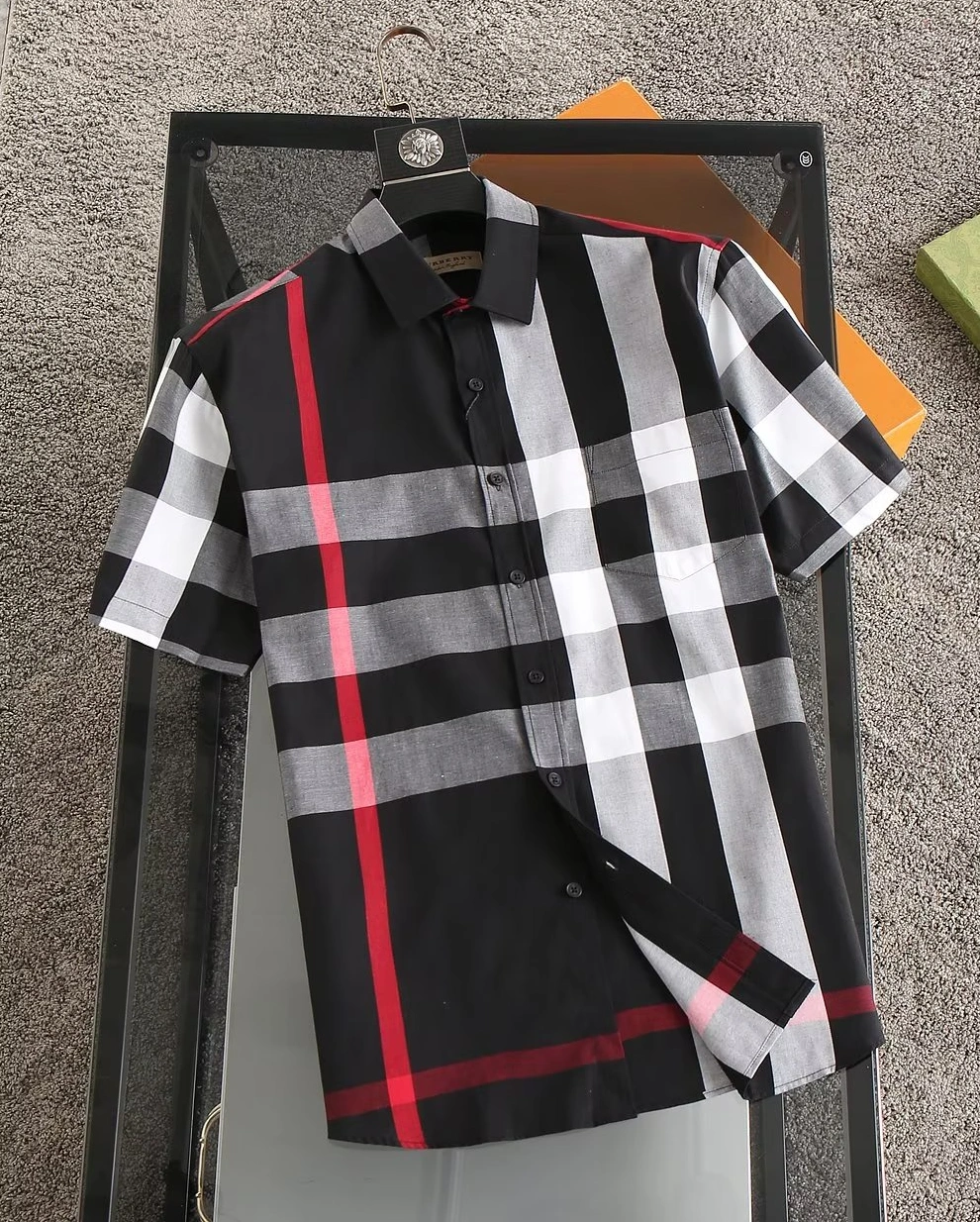 Burberry Shirts Short Sleeved For Men Unique 6453