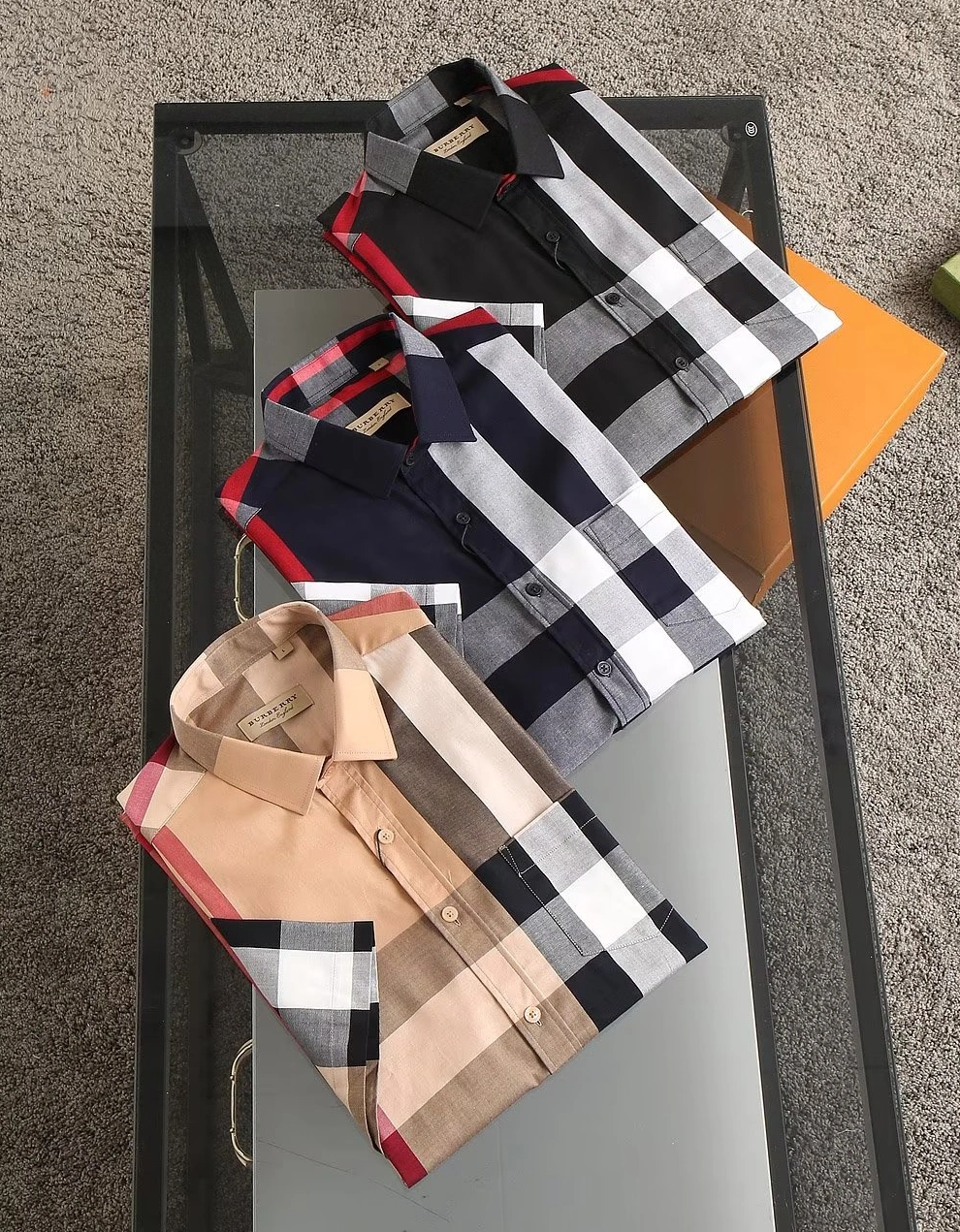 Burberry Shirts Short Sleeved For Men Unique 6453